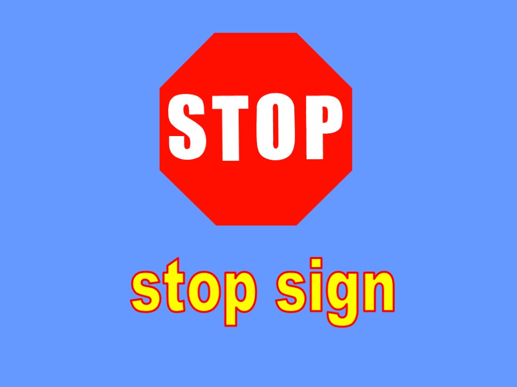 stop sign